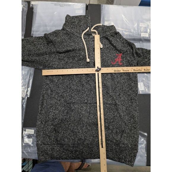 Colosseum Alabama Men's Grey and Cream Hoodie Size Medium - Picture 6 of 6